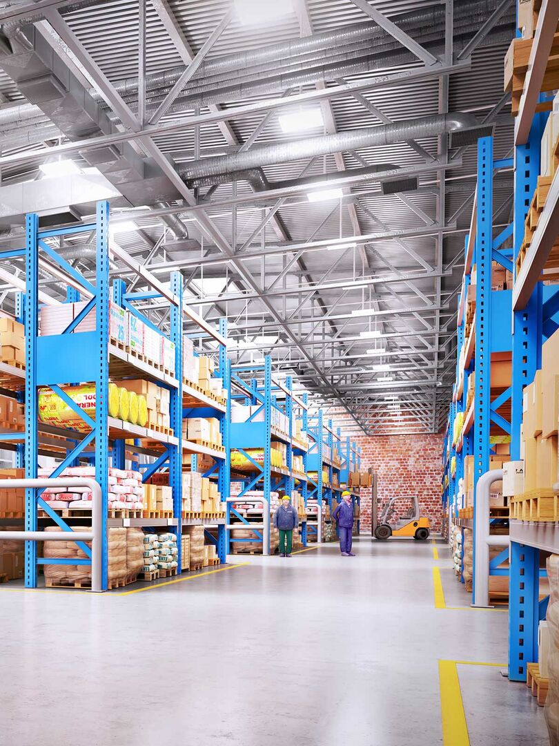 Logistics halls B.E.G. Brück Electronic GmbH
